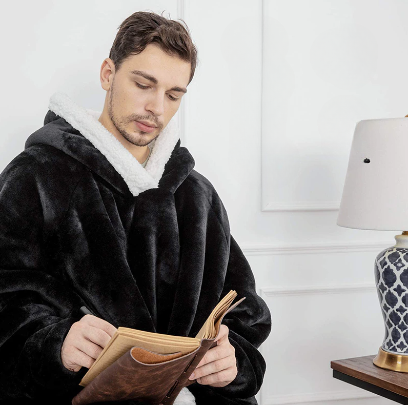Pulover uriaș din plaid ultra confortabil pentru o relaxare totală