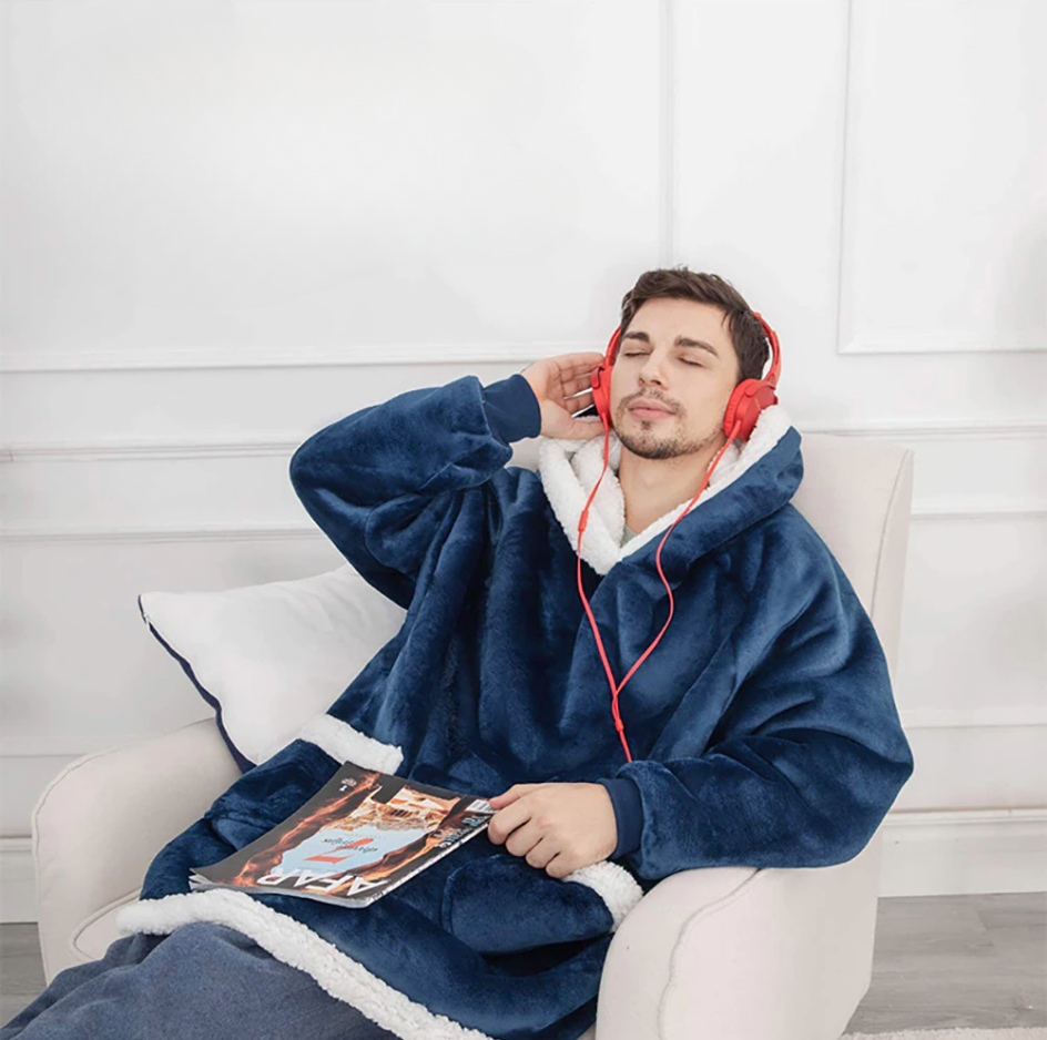 Pulover uriaș din plaid ultra confortabil pentru o relaxare totală