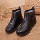 Non-slip ankle boots in synthetic leather: elegance and safety for everyday use 