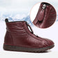 Non-slip ankle boots in synthetic leather: elegance and safety for everyday use 